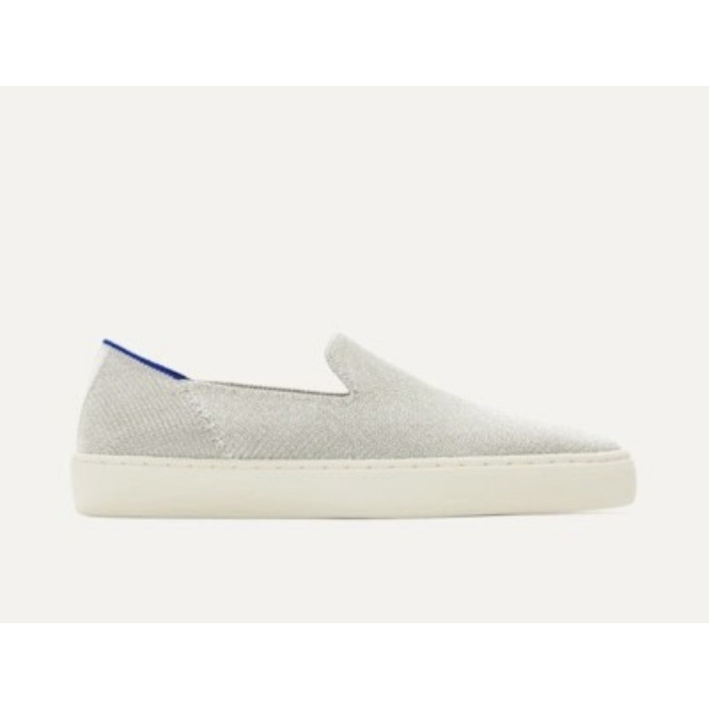Rothy's Size 9 The Original Slip‎ On Sneaker Diamond Twill Women's Gray Shoes